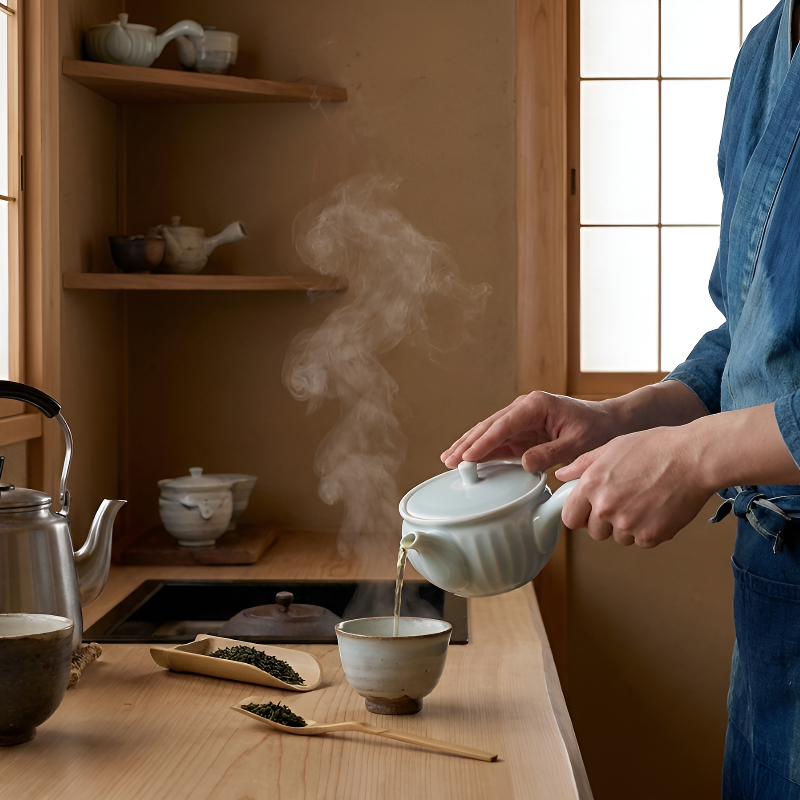 Japanische kleine Teekanne