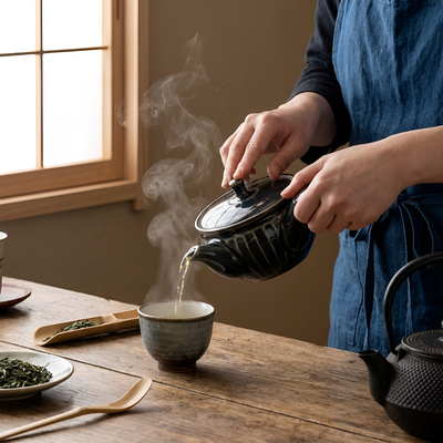 Japanische kleine Teekanne