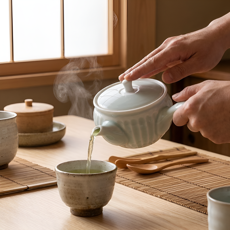 Japanische kleine Teekanne