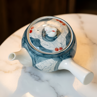 Japanische Porzellan-Teekanne