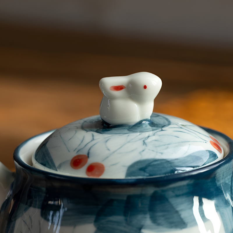 Japanische Porzellan-Teekanne