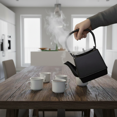 Japanische quadratische Teekanne