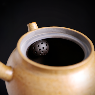 Japanische Steinzeug-Teekanne