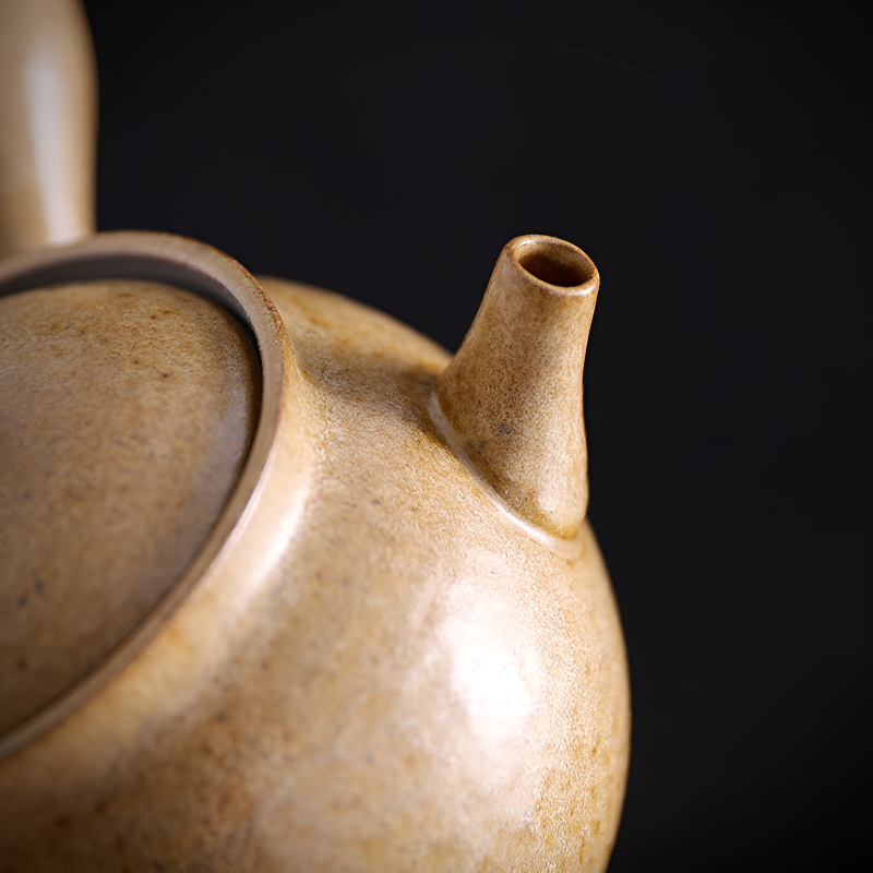 Japanische Steinzeug-Teekanne