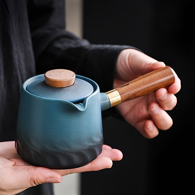 Japanische Teekanne Griff