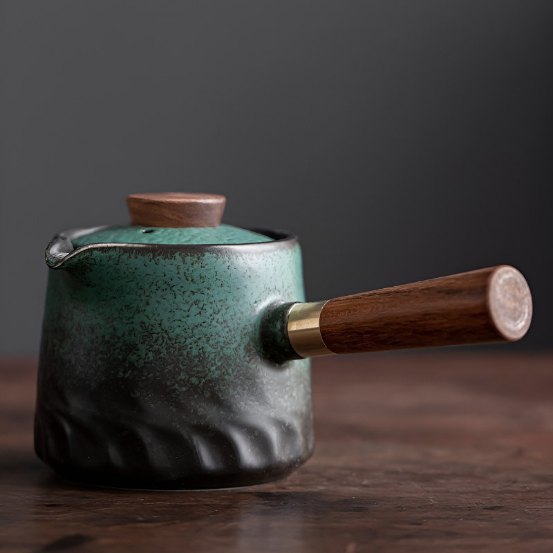 Japanische Teekanne Griff