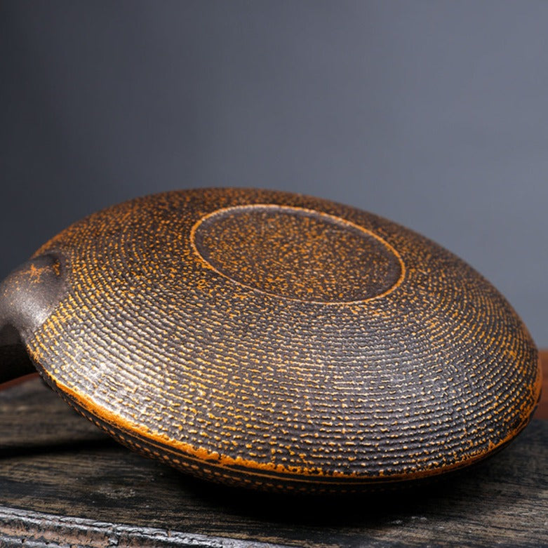 Japanische teekanne gusseisen rost