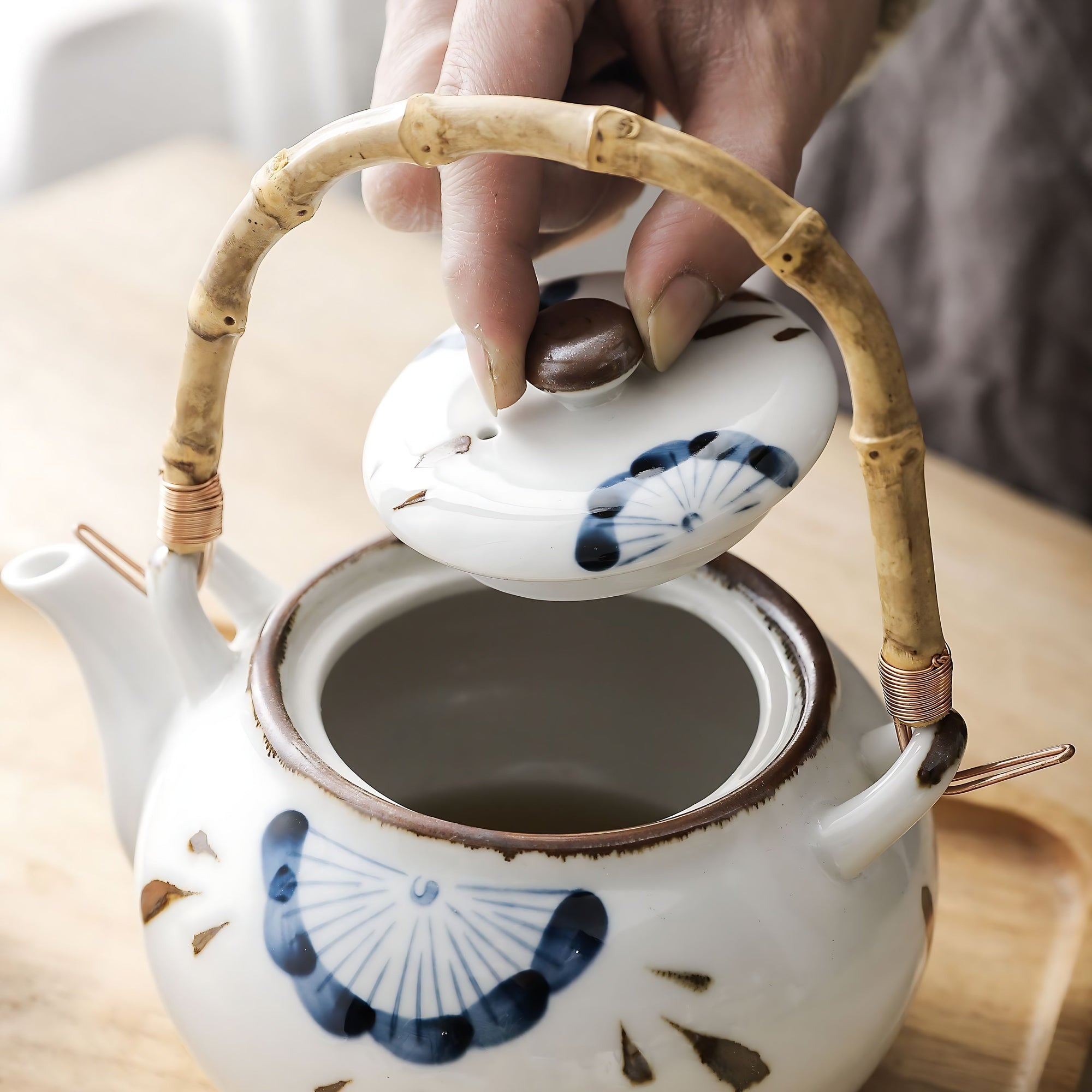 Japanische Teekanne Porzellan