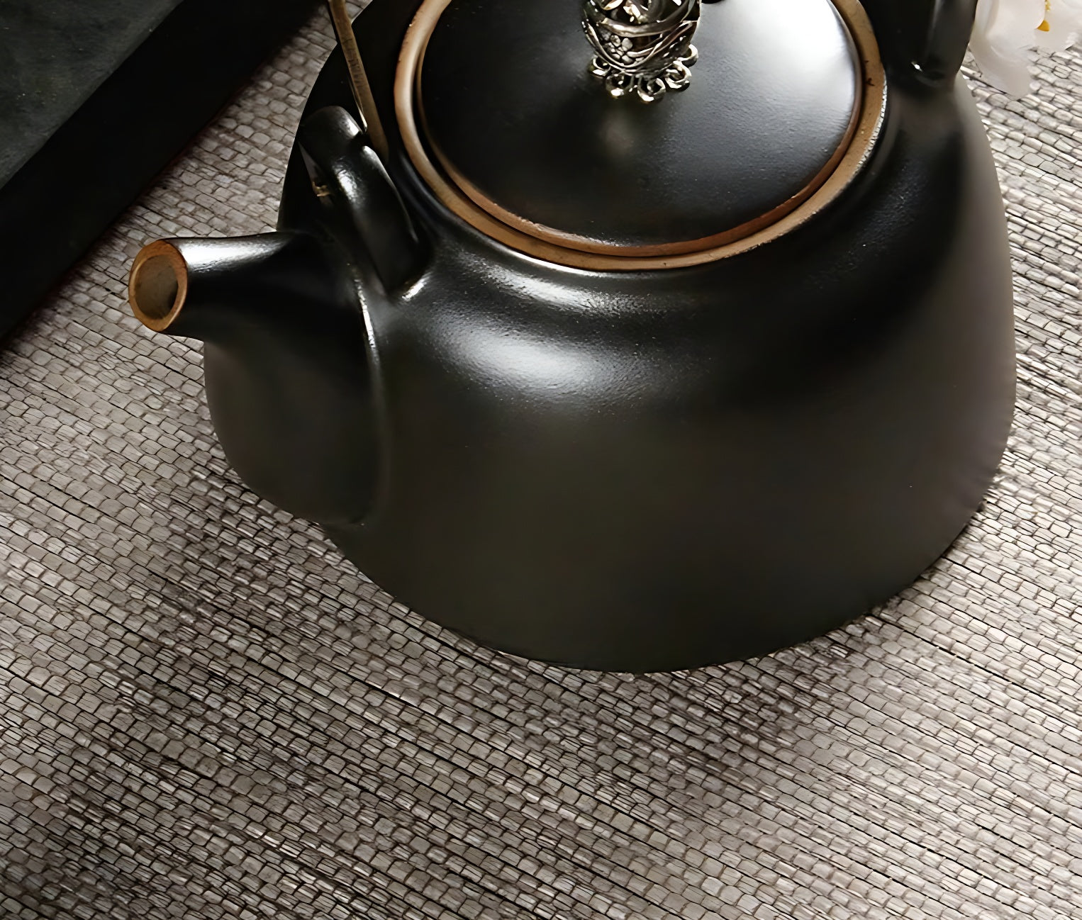 Japanische Teekanne Schwarz