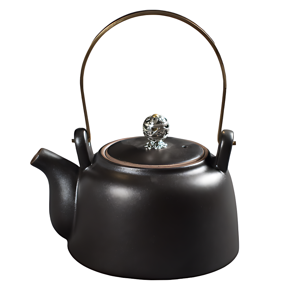 Japanische Teekanne Schwarz
