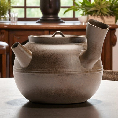 Japanische Teekanne seitlicher Griff