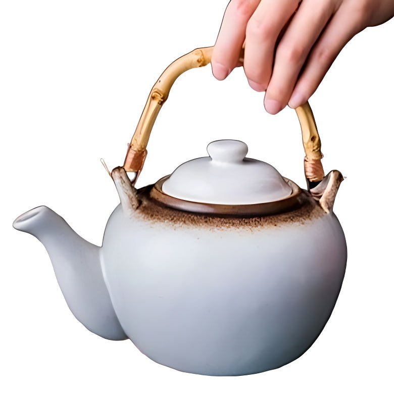 Japanische Teekanne Weißglod