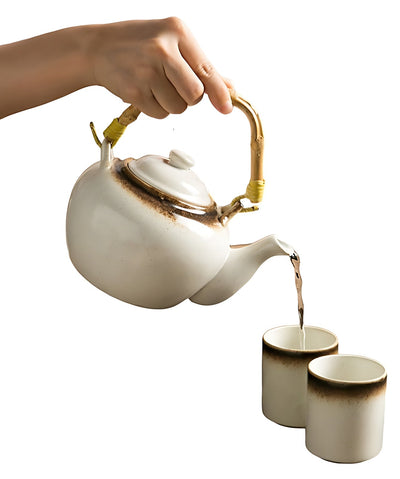 Japanische Teekanne Weißglod