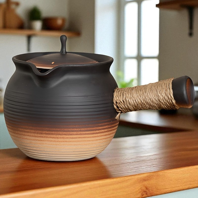 Japanische Ton Teekanne