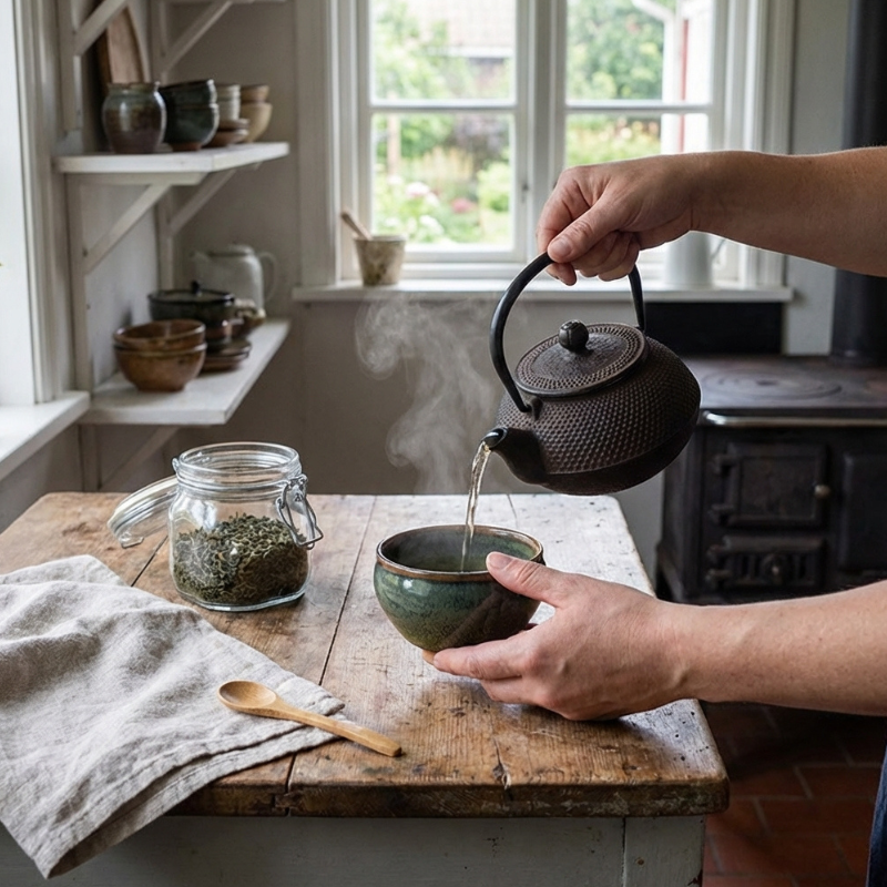Japanischer Chawan Teeritual