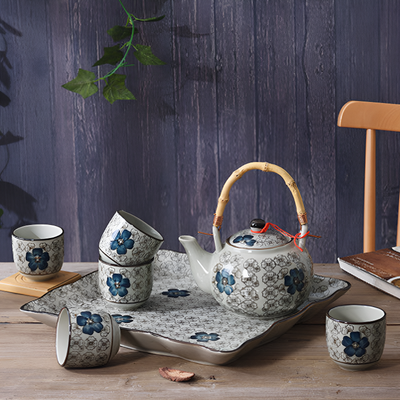 Japanisches Bambus-Teeservice