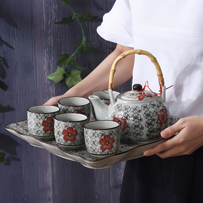 Japanisches Bambus-Teeservice