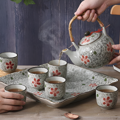 Japanisches Bambus-Teeservice