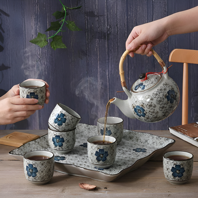 Japanisches Bambus-Teeservice