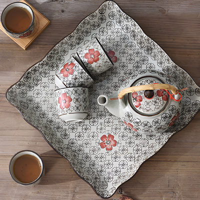 Japanisches Bambus-Teeservice