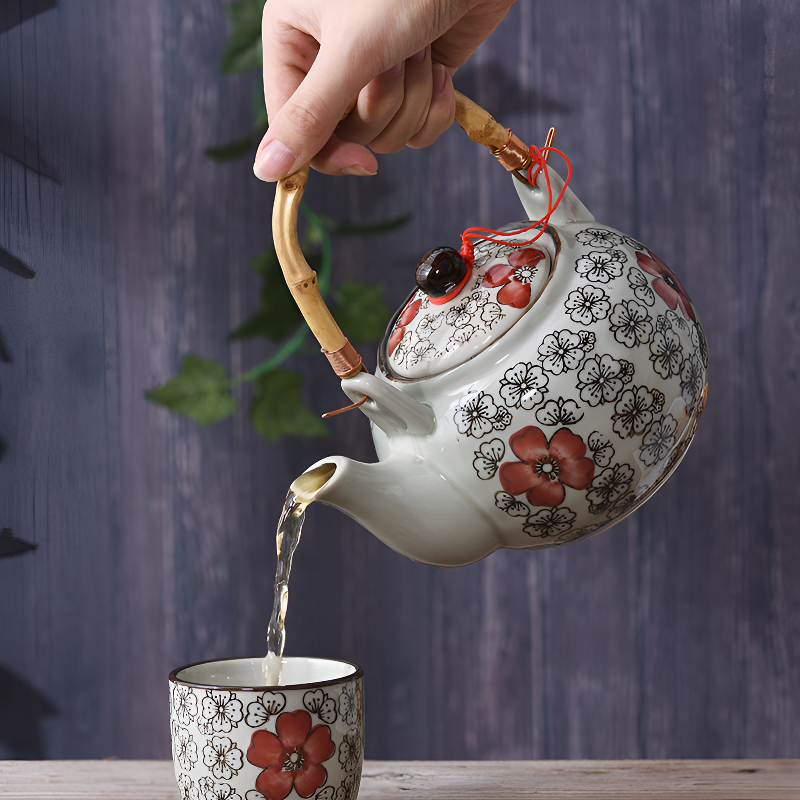 Japanisches Bambus-Teeservice