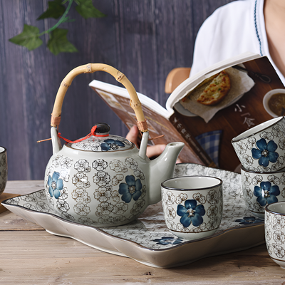 Japanisches Bambus-Teeservice