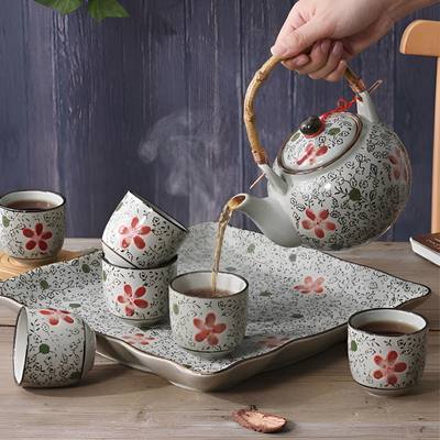 Japanisches Bambus-Teeservice