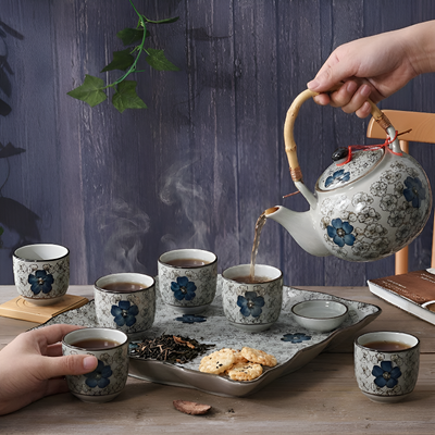 Japanisches Bambus-Teeservice