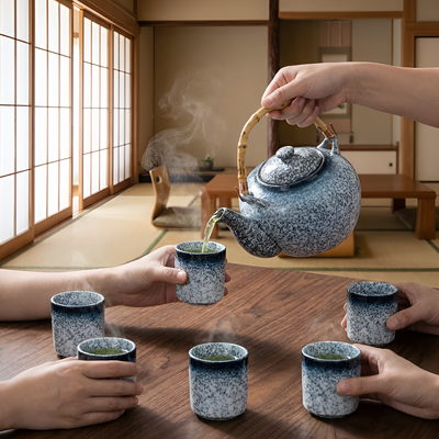 Japanisches originelles Teeservice