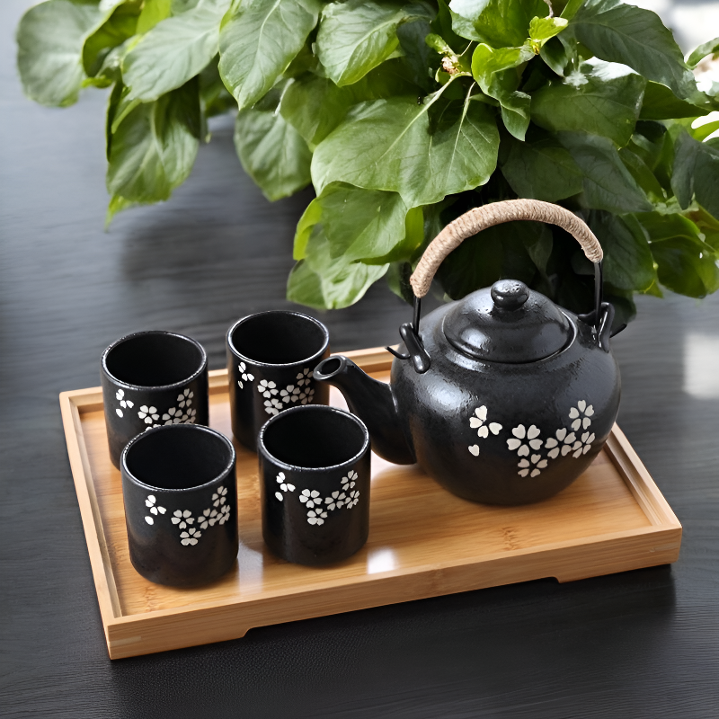 Japanisches Teeset Kirschblüten