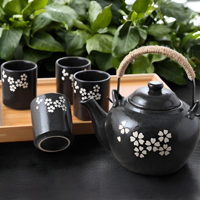 Japanisches Teeset Kirschblüten