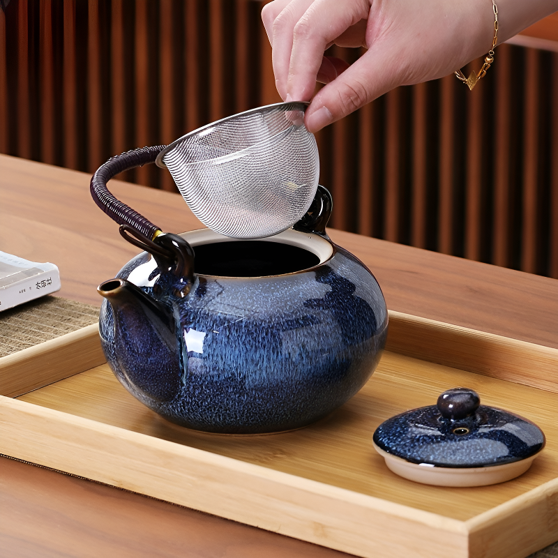 Japanisches Teeset mit Tablett