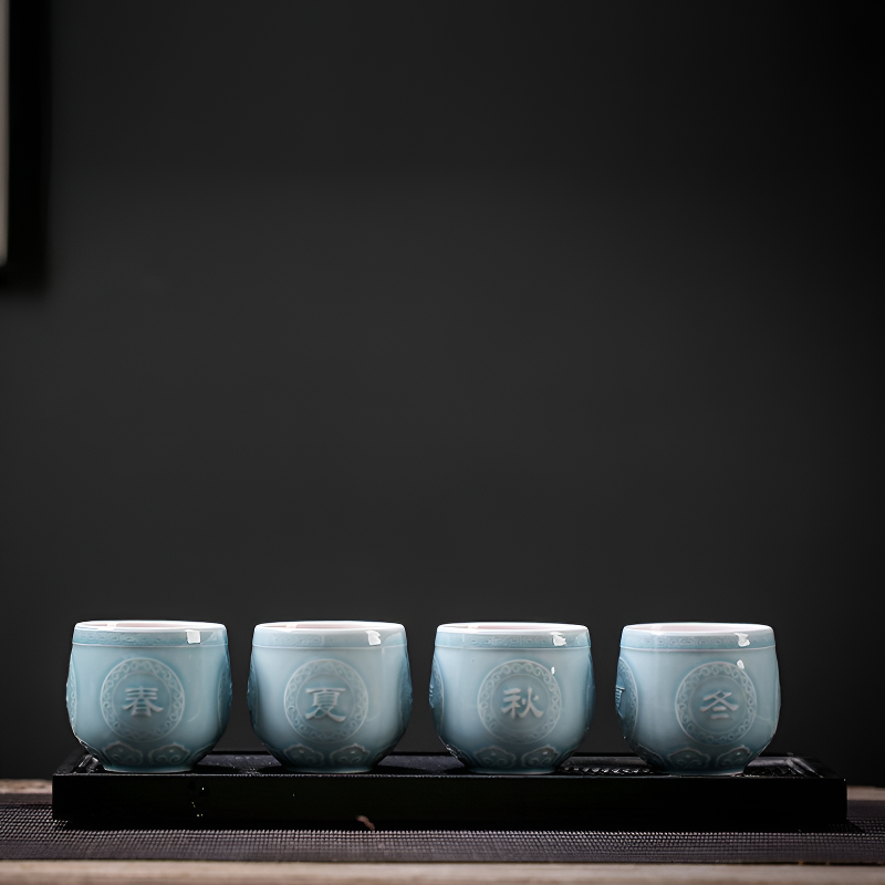 Japanisches Teeset Zeremonie