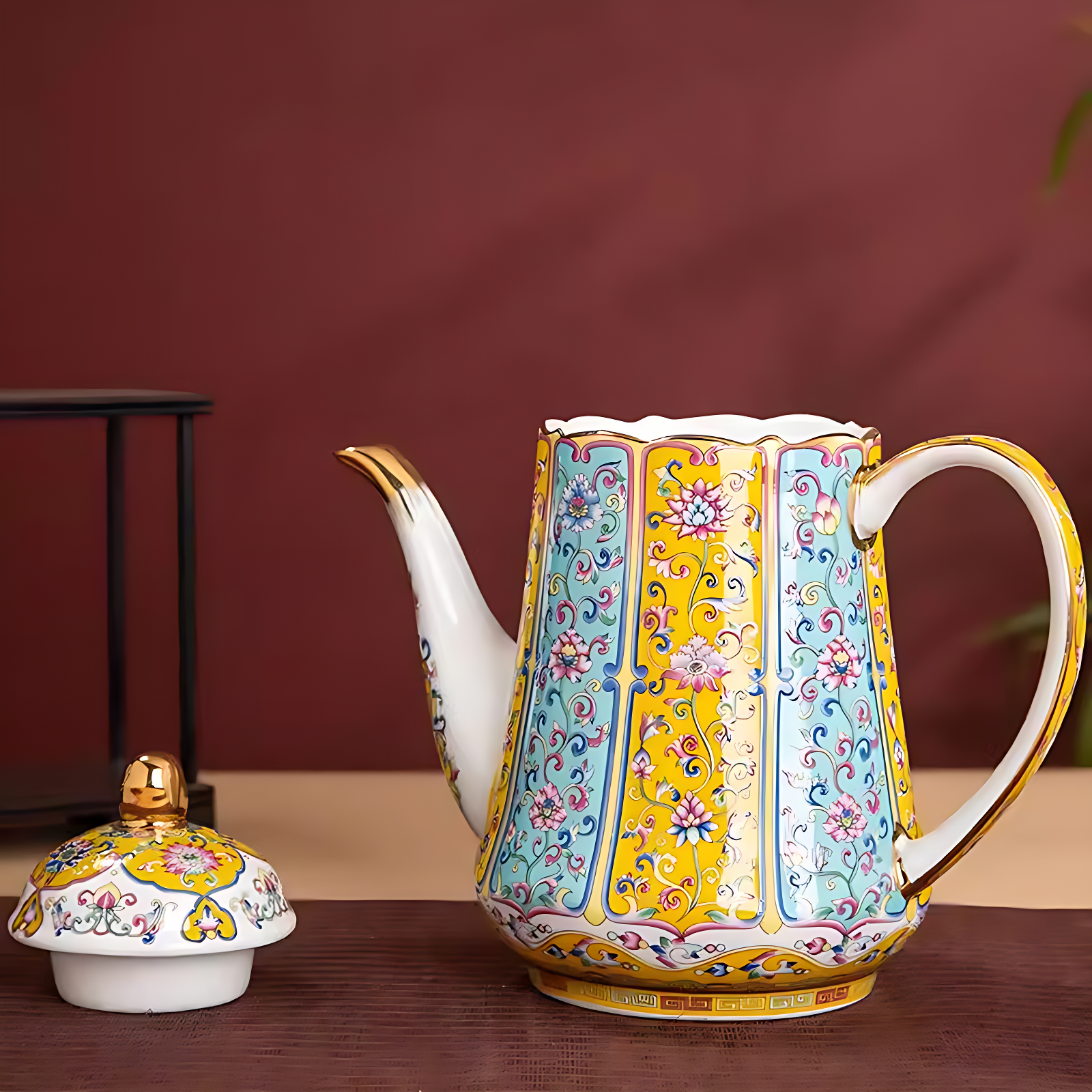 Keramik Teekanne Handgemacht