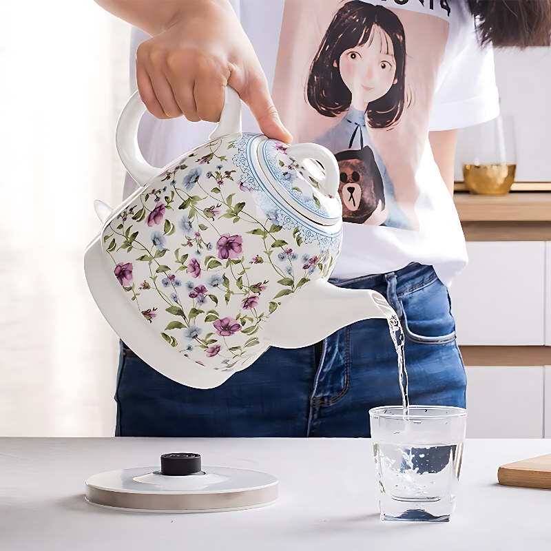 Keramik Wasserkocher Teekanne