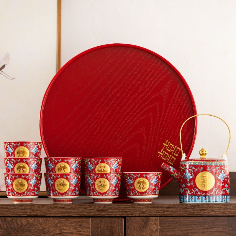 Klassisches chinesisches Teeservice