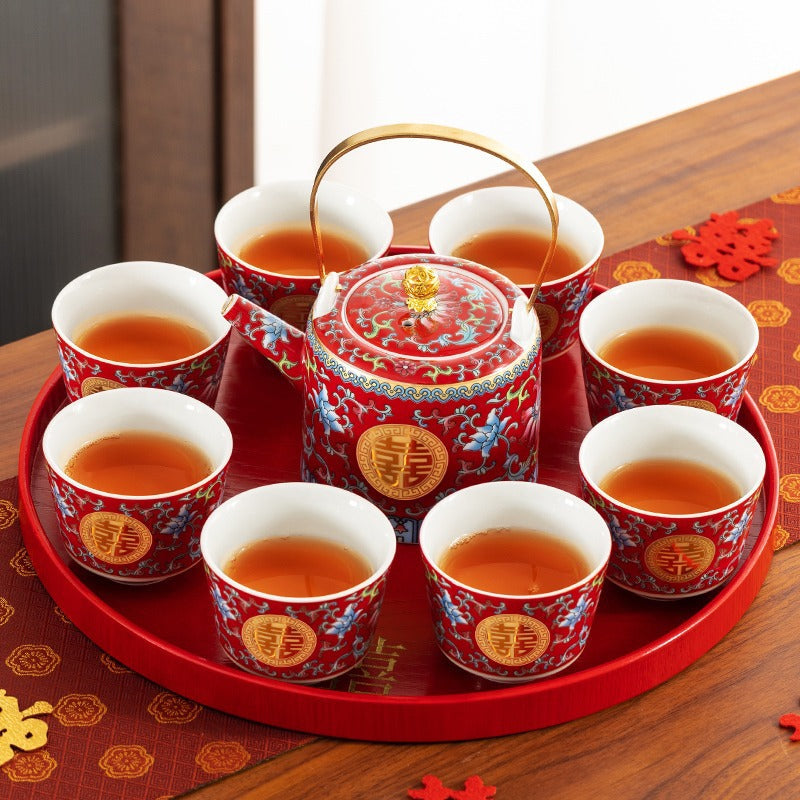 Klassisches chinesisches Teeservice