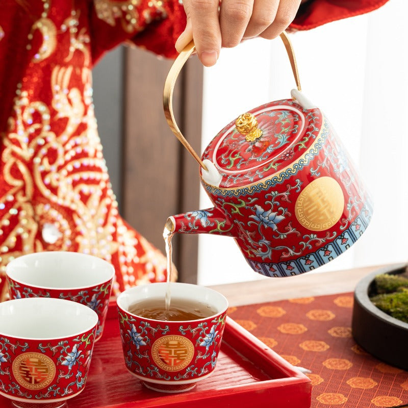 Klassisches chinesisches Teeservice