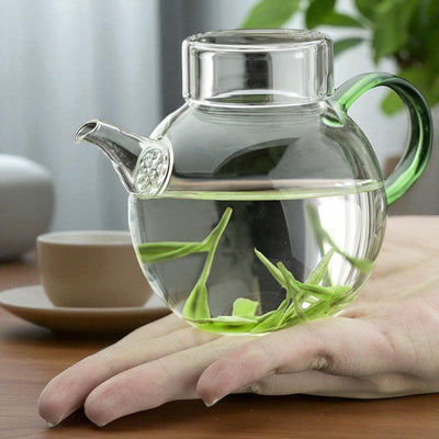 Kleine Glas Teekanne 1 Person