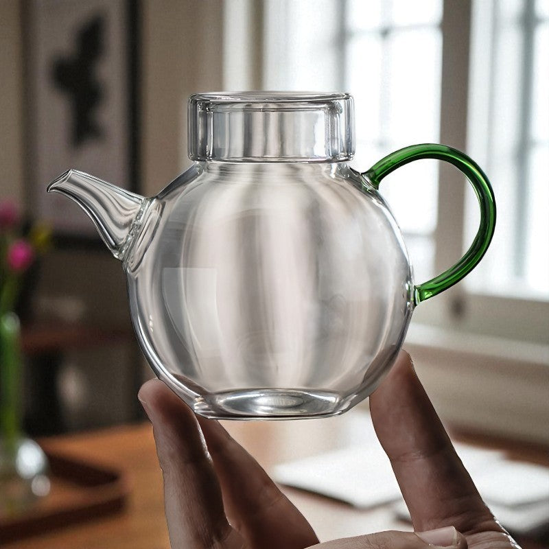 Kleine Glas Teekanne 1 Person