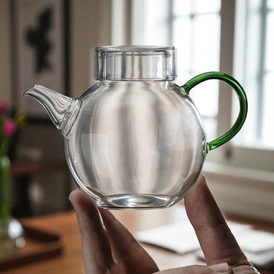 Kleine Glas Teekanne 1 Person