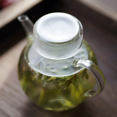 Kleine Glas Teekanne 1 Person