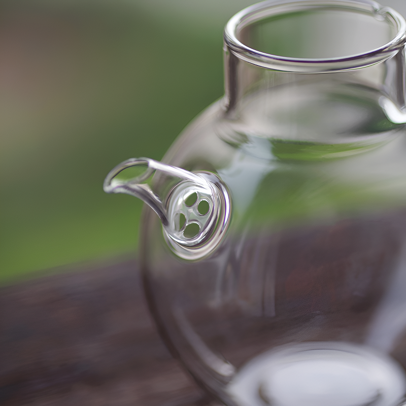 Kleine Glas Teekanne 1 Person