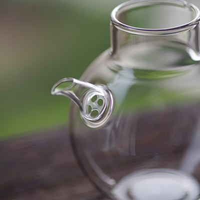 Kleine Glas Teekanne 1 Person