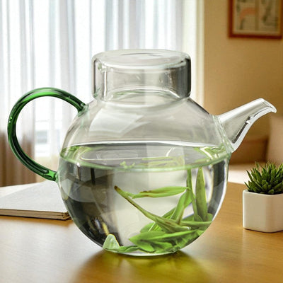 Kleine Glas Teekanne 1 Person