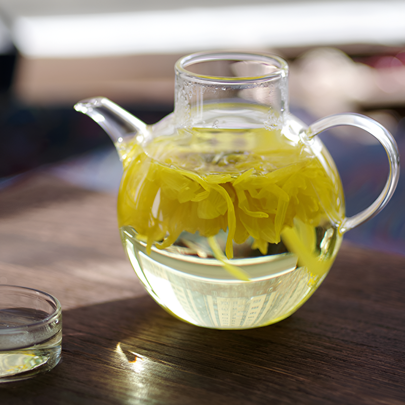 Kleine Glas Teekanne 1 Person