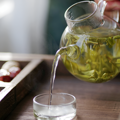 Kleine Glas Teekanne 1 Person