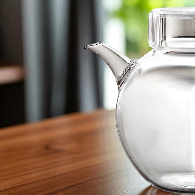 Kleine Glas Teekanne 1 Person