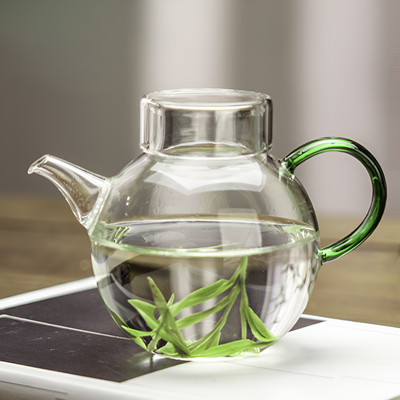 Kleine Glas Teekanne 1 Person