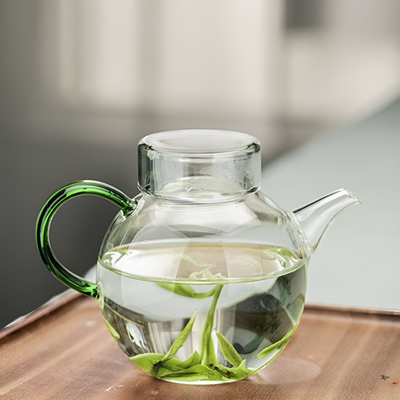 Kleine Glas Teekanne 1 Person